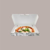 Scatola Carta Bianca Vintage Asporto PIZZA 33x33H3 cm 100 pezzi [37e8b458]