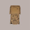 Scatola Carta Avana Naturale Vintage Asporto PIZZA 33x33H3 cm 100 pezzi [15b27e59]