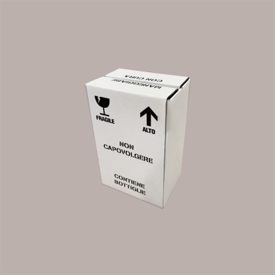 Scatola Automontante Porta 6 Bottiglie con Stampa e Sezioni Interne 200x139x305H mm 10 pezzi [0df5faa7]