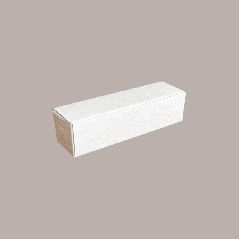 Scatola Astuccio Porta 1 Bottiglia 750 ml Olio Vino Cantinetta Stesa in Carta Grafica Pelle Bianco 340x90H90mm 10 Pez [729f9424]