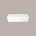10 Pz Scatola Astuccio Porta 1 Bottiglia 750 ml Olio Vino Cantinetta Stesa in Carta Grafica Pelle Bianco 340x90H90mm [ab0ecae8]