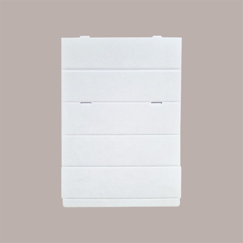 10 Pz Scatola Astuccio Porta 1 Bottiglia 750 ml Olio Vino Cantinetta Stesa in Carta Grafica Pelle Bianco 340x90H90mm [c53548e1]