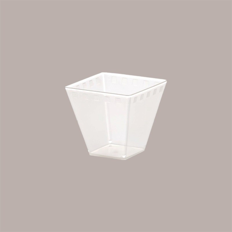 50 Pz Monoporzione Bicchiere Era Trasparente Bio Compost 120cc [61f97928]