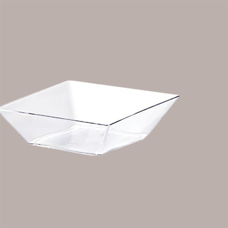 Mini Vassoio Vanity PS Trasparente, 70cc, 50 pezzi, Finger Food Monoporzione, Design Elegante e Raffinato [e052a957]