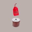 Cordino in Ecopelle Finta Pelle Rosso e Oro per Confezioni Regalo 3 mmx50 mt 2 Pezzi [26080e07]