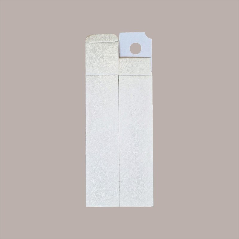 Scatola Astuccio Porta 1 Bottiglia 750 ml Olio Vino Cartoncino Bianco Effetto Pelle 90x90H340mm 10 Pezzi [35546613]