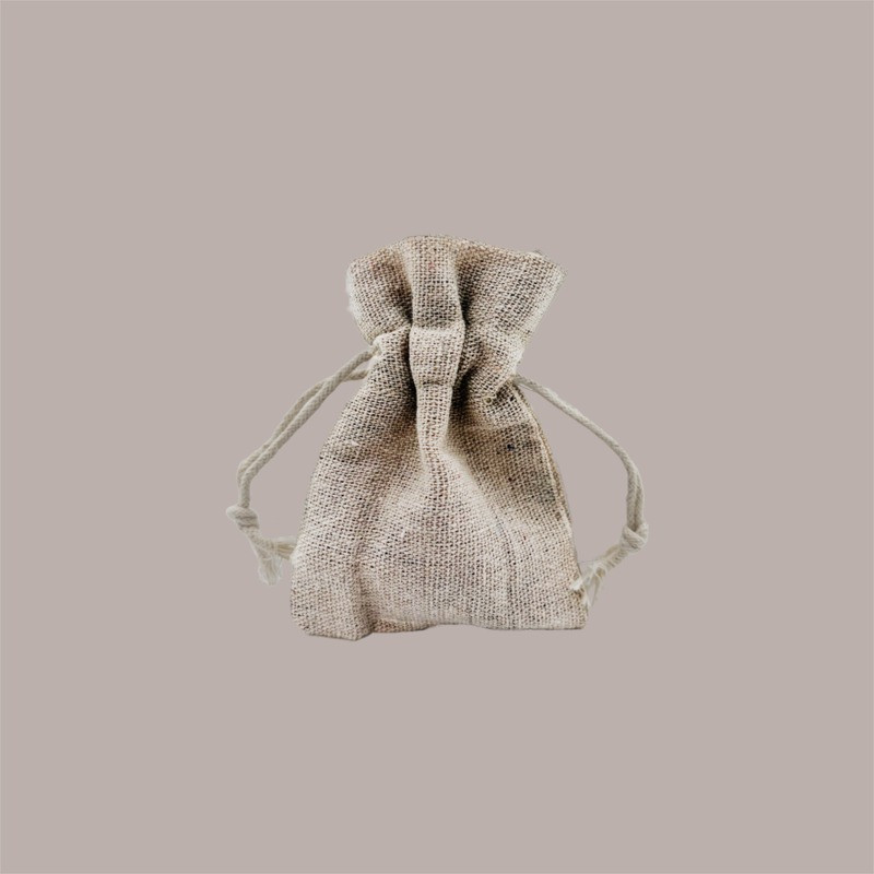 Sacchetti in Cotone Naturale Multiuso Riutilizzabili 9xH12 cm 10 pezzi [6c572053]