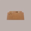 Scatola Astuccio Porta 3 Vasetti Confetture e Creme in Cartoncino Avana 250x80H90mm 10 pezzi [b593879f]