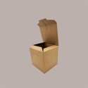Scatola per Confezioni Regalo Porta Pandoro in Carta Avana Segreto 22x22H23 cm 5 pezzi [2104d492]