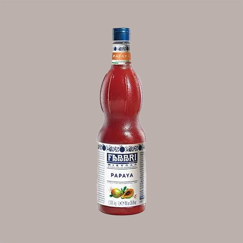 Sciroppo Concentrato per Granita Gusto Papaya Mixybar Fabbri 1,3 Kg [2548b89a]