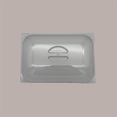 Coperchio Trasparente in Policarbonato a Cupola per Vaschetta Gelato 36x25 H7 cm [d1c22ad6]
