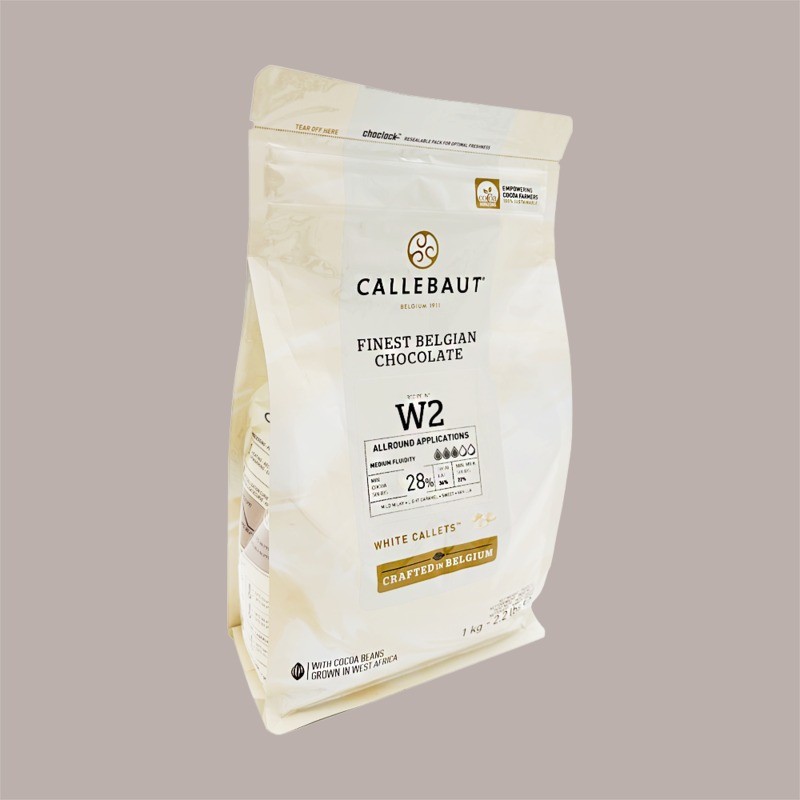 Cioccolato Copertura Bianco W2 Callets 34/36 M.G. Callebaut 1 Kg [1992997a]