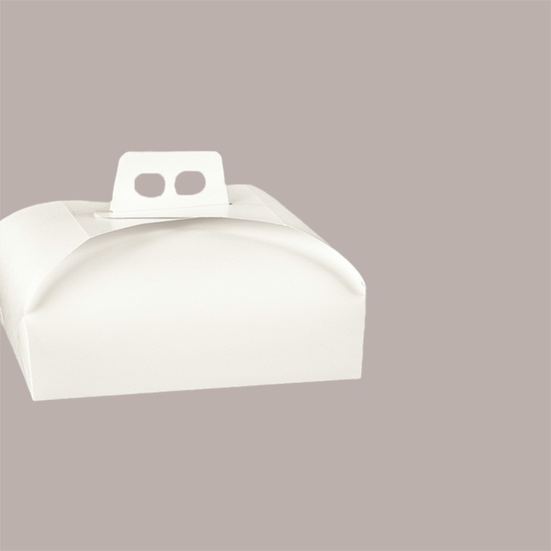 Scatola Porta Torta Dolci in Fibra Bianca 44x33x7 cm 5 pezzi [2bdd7a87]