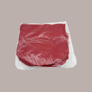 Sacco Porta Panettone in Tessuto Canvas Rosso 33 cm 10 Pezzi [57986c81]