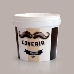 Loveria Crema Spalmabile Gusto Cioccolato Fondente Leagel 5,5 Kg Vegan Ok