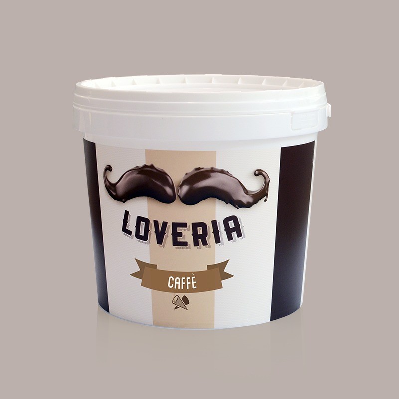 Loveria Crema Spalmabile al Gusto Caffè ideale per Gelato Yogurt Dolci Leagel 5,5 Kg [36eaead0]
