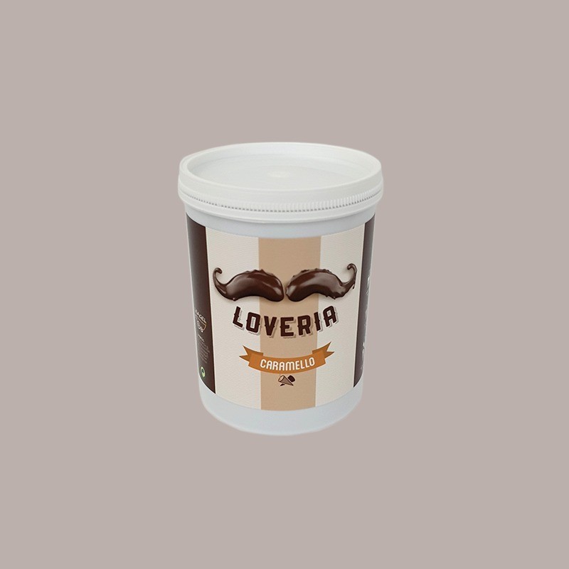 Crema Spalmabile Loveria al Gusto Caramello ideale per Gelato Leagel 1,2 Kg [18ee9032]