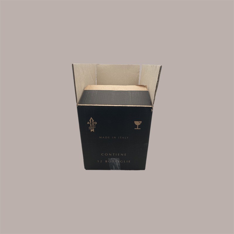 Confezione Scatola in Cartone con Alveare per 12 Bottiglie Olio e Vino 750 ml 380x280x320 mm 10 pezzi [6a671fbe]