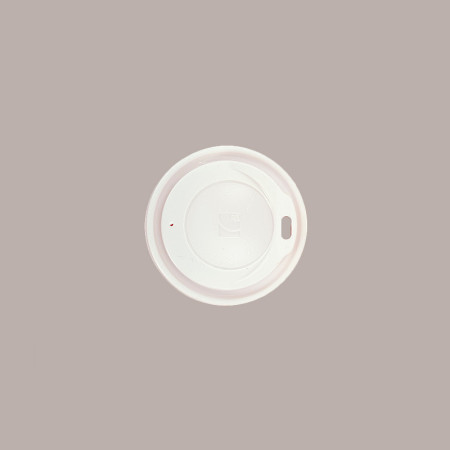 100 Pz Coperchio Beccuccio Bianco 80mm Bicchieri  8oz 250cc [9d16c6b7]