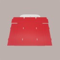 Cantinetta Stesa Porta 2 Bottiglie Lino Rosso 340x180x90 mm 10 Pezzi [1065959f]