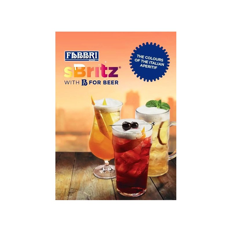 Starter Set sBritz Fabbri 6 Sciroppi 1 L per sBritz, l'alternativa allo Spritz [a9bafb22]