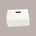 Scatola Baulotto Porta Colomba Carta Fibra Bianca 750 gr/1 kg 335x235 H250 mm 10 pezzi [5c186ff5]