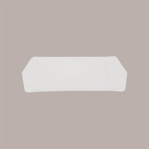 Scatola Porta Paste Carta Fibra Bianca 150x120 H60 mm 10 Pezzi [ac6d10e4]