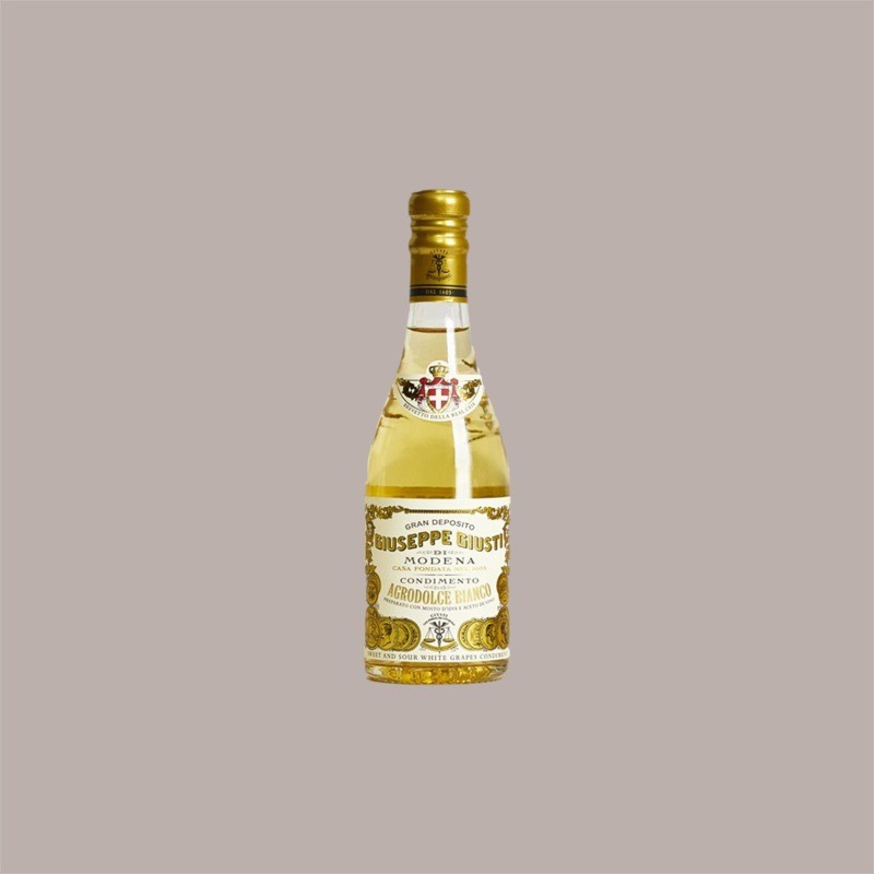 Aceto Condimento Agrodolce Il Bianco di Modena GIUSTI 250 Ml [191540ef]