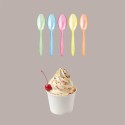 Cucchiaino Riutilizzabile Multicolor 13 cm Ideale per Dolci e Dessert 500 pezzi [63f49c1c]