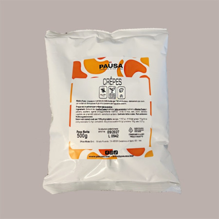 Preparato in Polvere per Crepes con Uovo Senza Glutine 500 gr [337489a2]