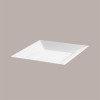 Piatto Spigolo Riutilizzabile PS Polistirene Bianco 23x23 cm 25 Pezzi [ed89c3f9]