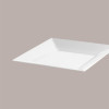 Piatto Spigolo Riutilizzabile PS Polistirene Bianco 27x27 cm 25 Pezzi [014edeef]