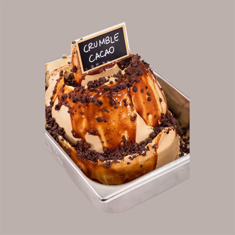 Crumble Granella al Gusto di Cacao Ideale per Dolci Yogurt Gelato Gluten Free 1 Kg [5d9b98c2]