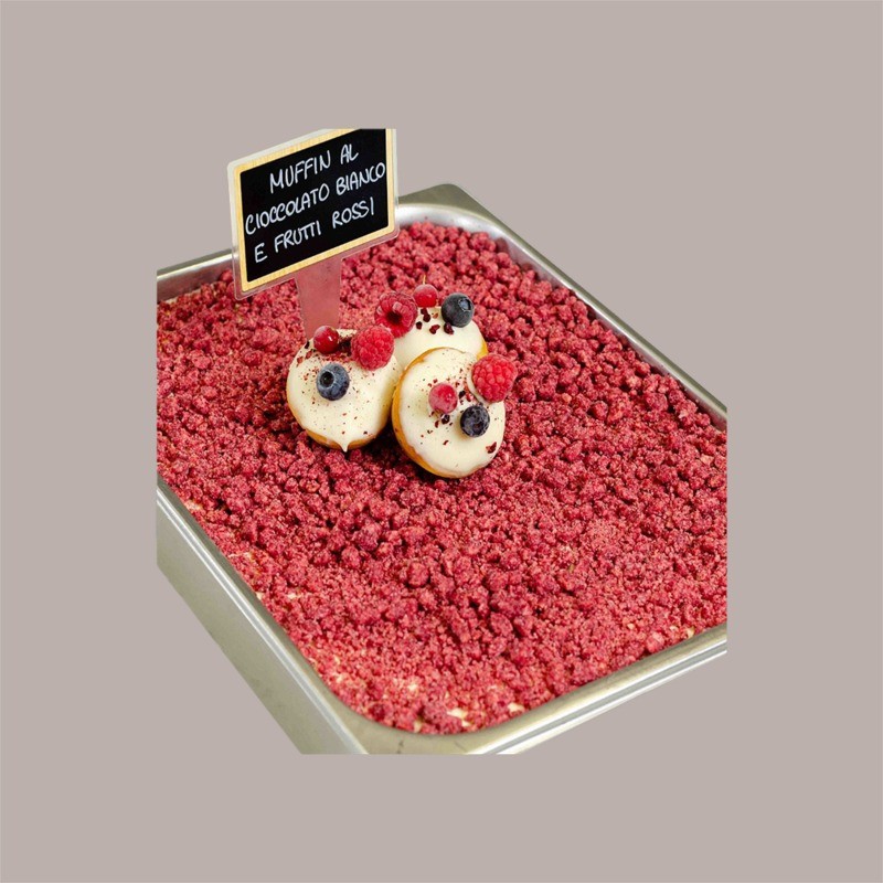 Crumble Granella al Gusto di Frutti Rossi Ideale per Dolci Yogurt Gelato Gluten Free 1 Kg [53c229c1]