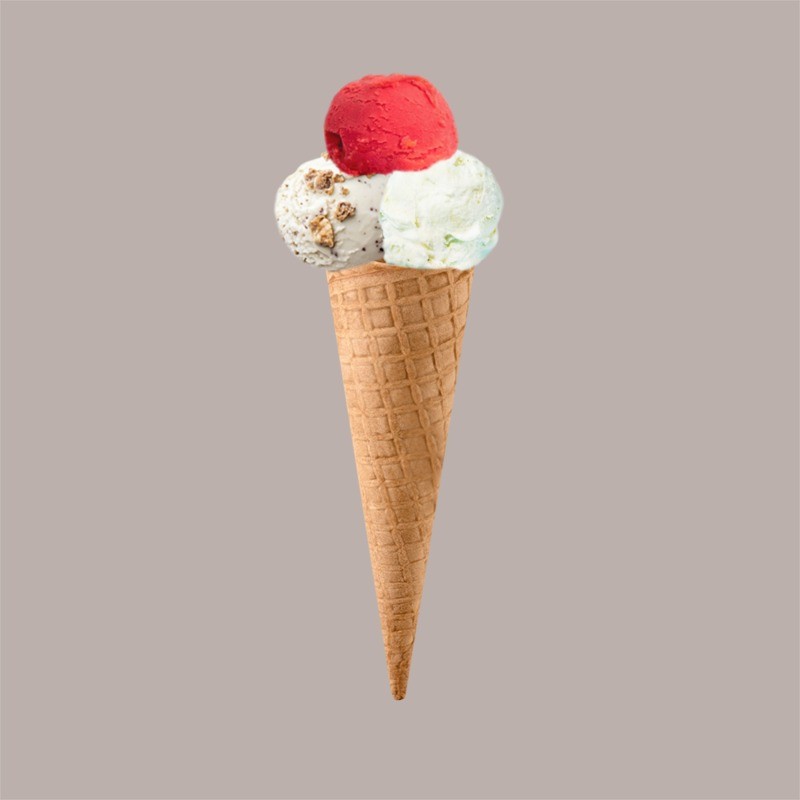 Cono Arrotolato Cialda per Gelato Senza Glutine con Farina di Riso Dm42H160mm Italcialde 270 pezzi [714c70a9]