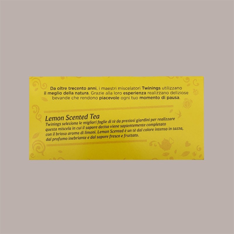 Filtri Bustine Tè Nero Aromatizzato al Limone TWININGS 2 x 25 Filtri [c85b3f1f]