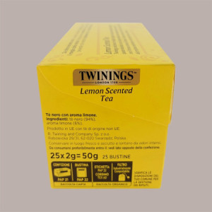 Filtri Bustine Tè Nero Aromatizzato al Limone TWININGS 2 x 25 Filtri [cd0b7801]