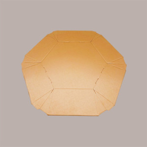 Cesto Vassoio Esagonale Fibra Oro per Cesti Regalo 380x300 H100 mm 5 Pezzi [b6d4b333]