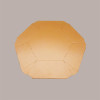 Cesto Vassoio Esagonale Fibra Oro per Cesti Regalo 380x300 H100 mm 5 Pezzi [b6d4b333]