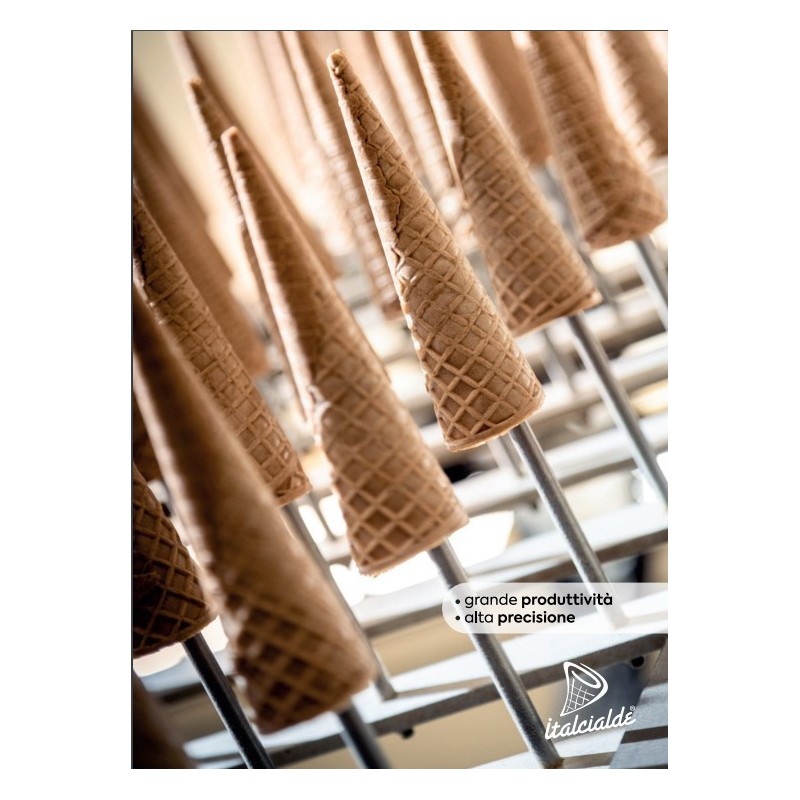 Cono Arrotolato Classic Cialda per Gelato Dm42 H160 mm Italcialde 270 pezzi [c80800ae]