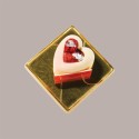 Stampo in Silicone Nero a Forma di Cuore x 8 Porzioni Ideale per Dessert D 60 mm H 35 mm [d2360fa1]