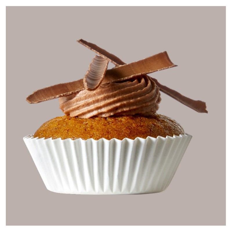 Pirottini in Carta Svedese Bianca Rotondo Nr 9A per Pasticceria Fredda 2000 Pz [f6e0a8a8]