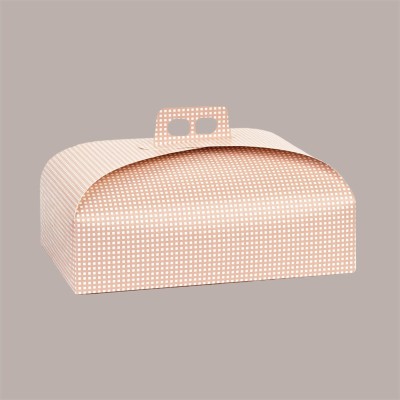 Scatola Porta Colomba Pesca a Quadretti 335x235 H90 mm 10 pezzi [03423c7f]