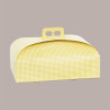 Scatola Porta Colomba Giallo a Quadretti 335x235 H90 mm 10 pezzi [c98f95bc]