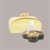 Scatola Porta Colomba Giallo a Quadretti 335x235 H90 mm 10 pezzi [53911670]