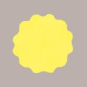 Foglio Tondo per Incarto Colomba in TNT Colore Giallo dm 10 cm 10 pezzi [65ac627d]