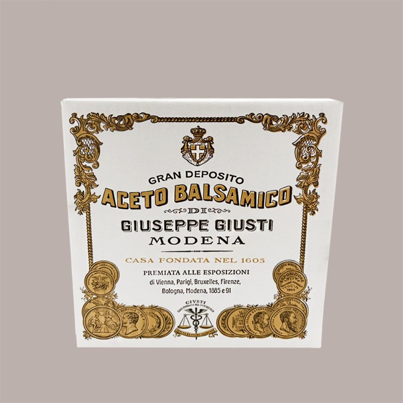 Cofanetto Regalo in Legno Set 5 Bottiglie Aceto Balsamico Giusti 100 ml [e7846e0b]