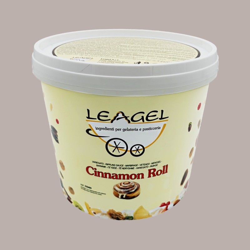 Pasta-Variegato al Gusto di Cinnamon Roll Ideale per Gelato Leagel 3,5 Kg [41749cc5]