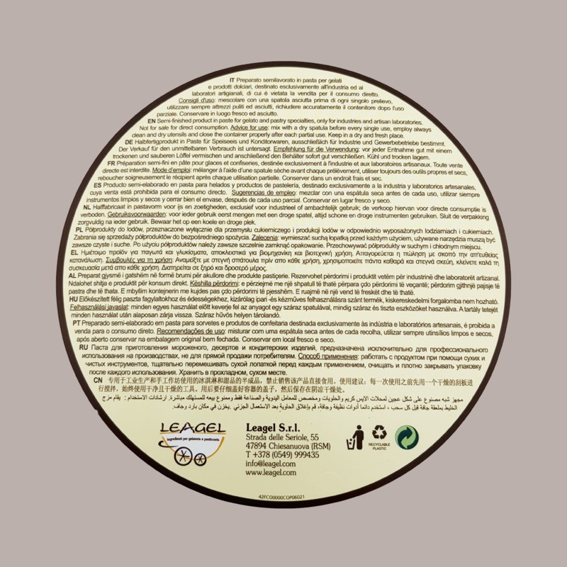 Variegato al Gusto di Tiramisù Ideale per Gelato Leagel 3,5 Kg [d42db3a3]