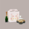 Scatola Confezione Regalo Porta Dolce e Porta Colomba Grafica con Tulipani 330x250x350 mm 10 Pezzi [ef1e3fd3]